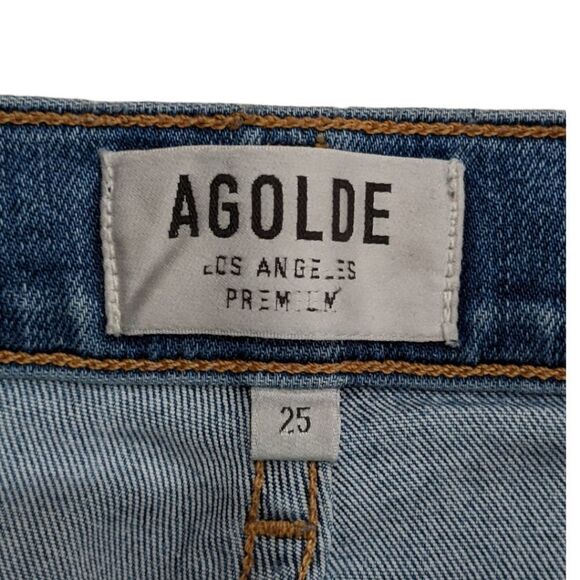 AGOLDE Amour Vert Sophie Crop Jeans Size 25 - Picture 7 of 11